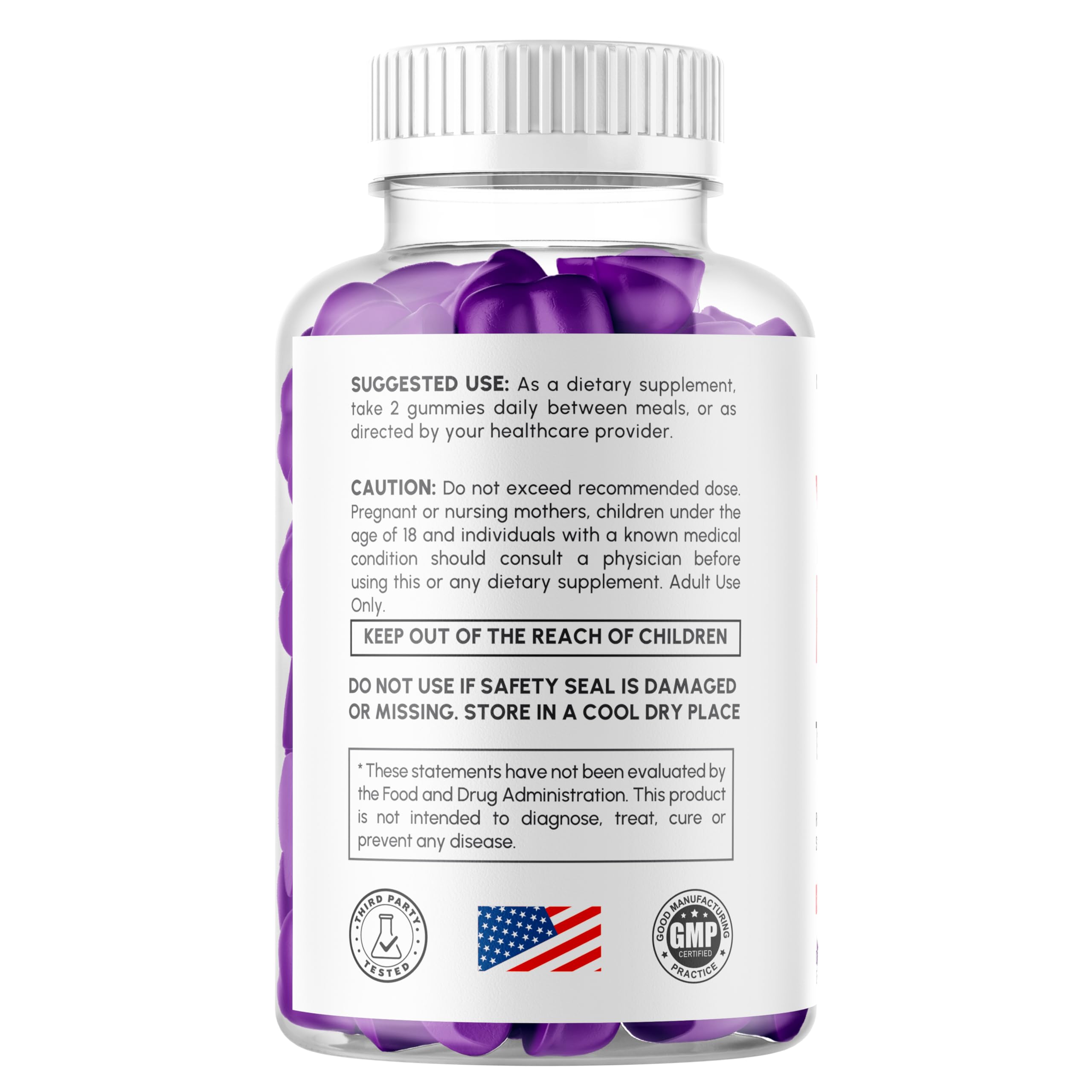 Gummy texture close-up of Vital Pump XL