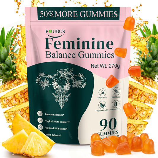 Vital Source Premium Feminine Balance Gummies bottle label