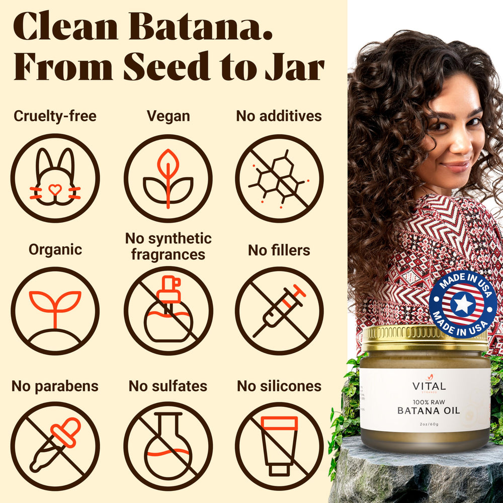 Hair with shine and detangled after applying batana oil
