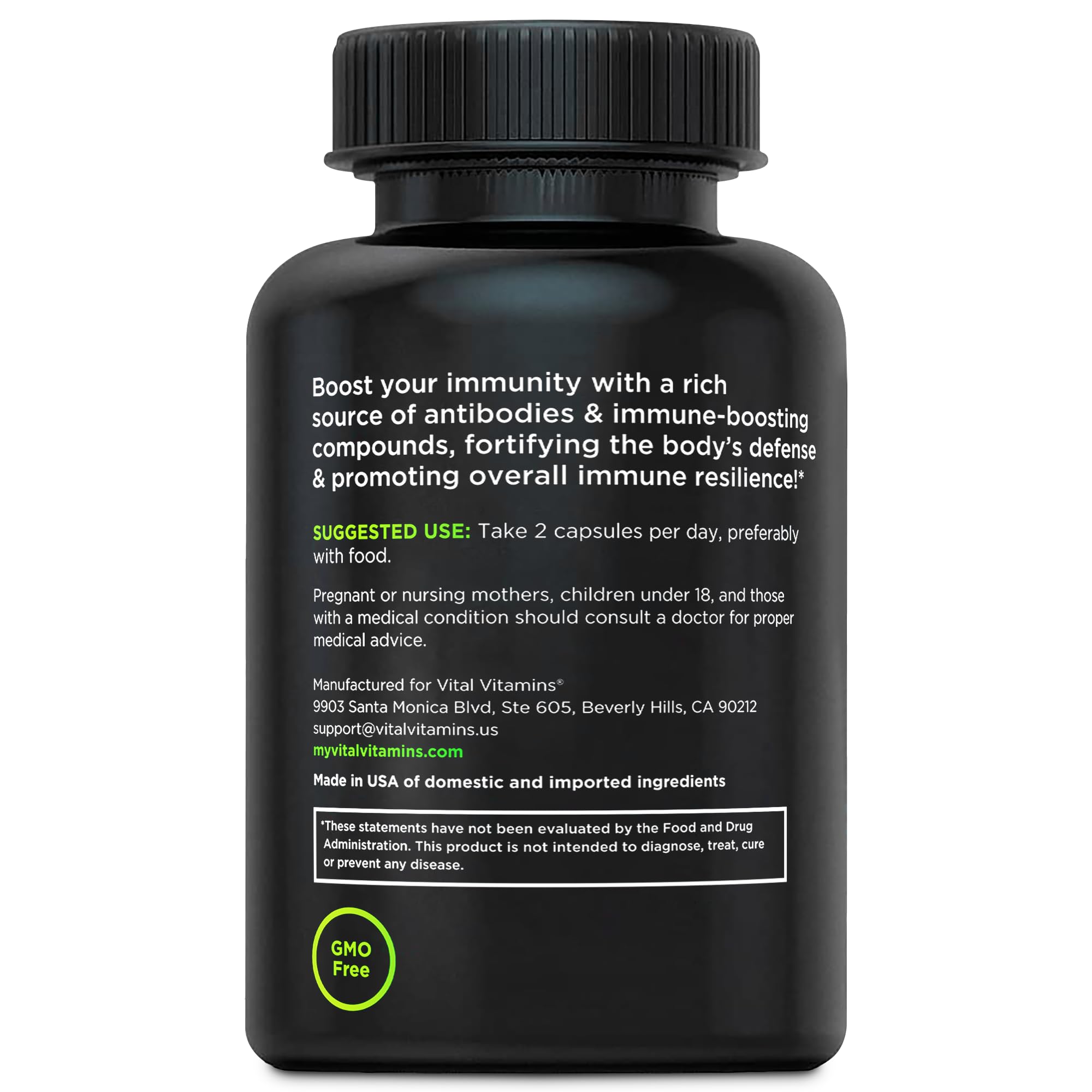 Concept image of immune support and digestive wellness