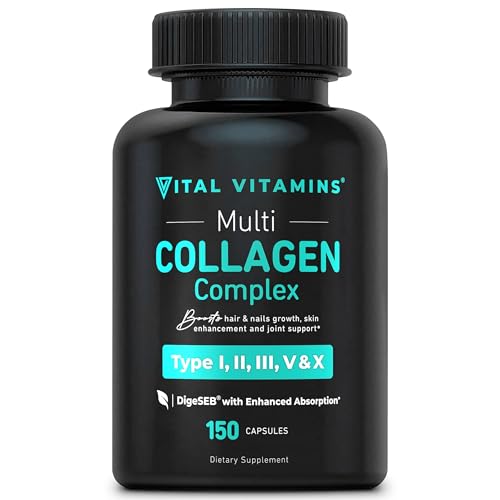 Vital Vitamins Multi Collagen bottle close-up