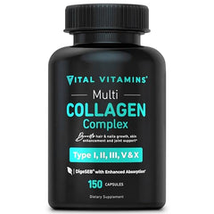 Vital Vitamins Multi Collagen bottle close-up