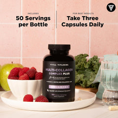 Daily capsules image for Vital Vitamins Multi Collagen Plus 2-Pack