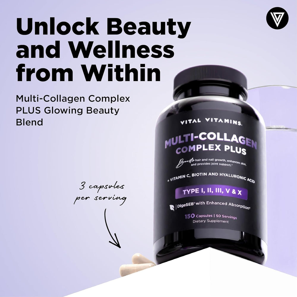 Ingredients overview image for Vital Vitamins Multi Collagen Plus 2-Pack