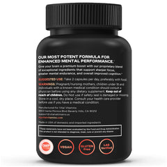 Usage scene: taking Vital Vitamins Nootropic for steady energy and focus