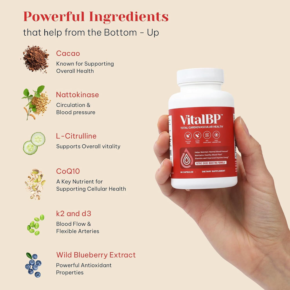 L-Citrulline and Nattokinase ingredients illustration