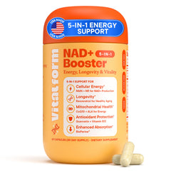 VitalForm NAD+ Booster bottle front view