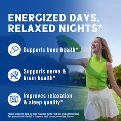 Magnesium glycinate aiding nerve and brain health