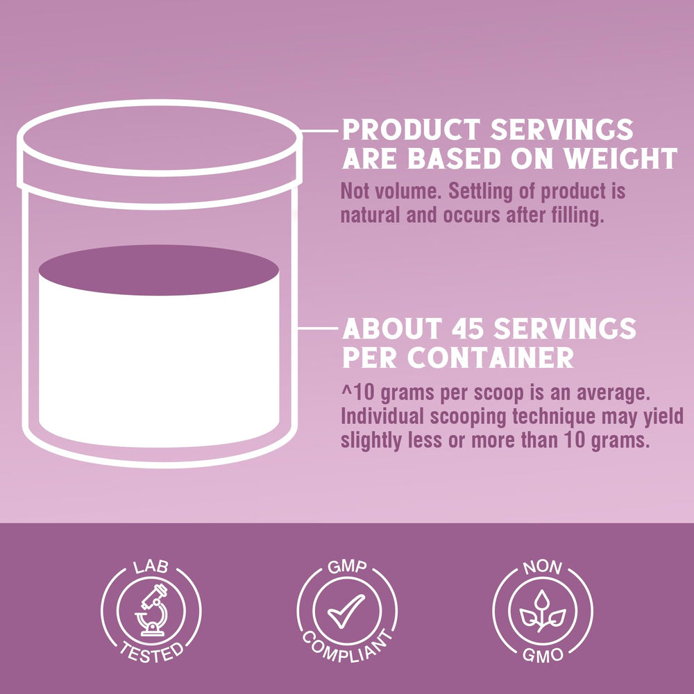 Zero sugar and non-GMO labeling on package