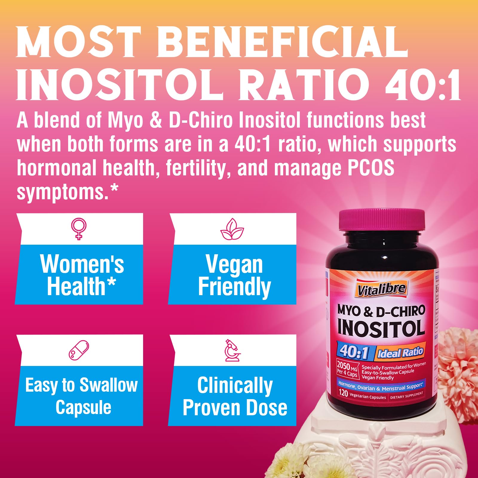 Vitalibre fertility and hormonal balance support for women
