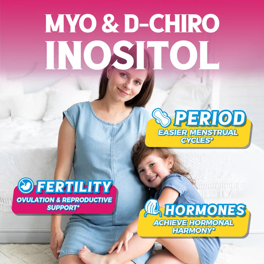 Close-up of Vitalibre Inositol capsules showing Myo-Inositol and D-Chiro Inositol