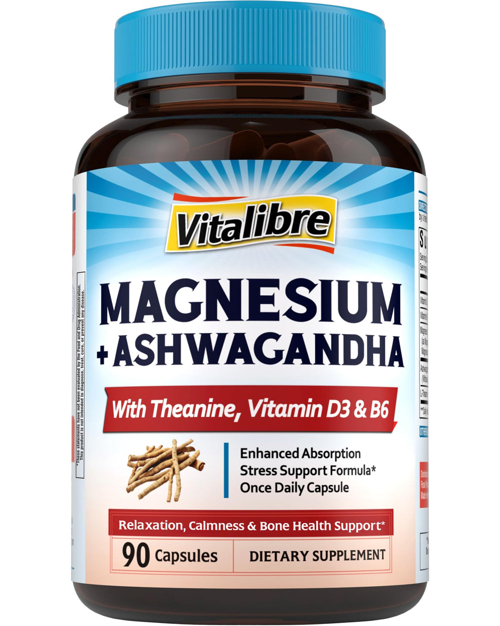 Product hero image for Vitalibre Magnesium Complex with Ashwagandha and L-Theanine