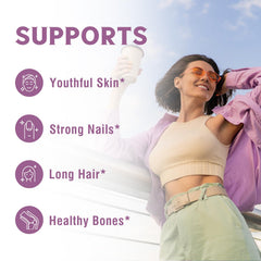 Vitalibre label highlighting ingredients and collagen types