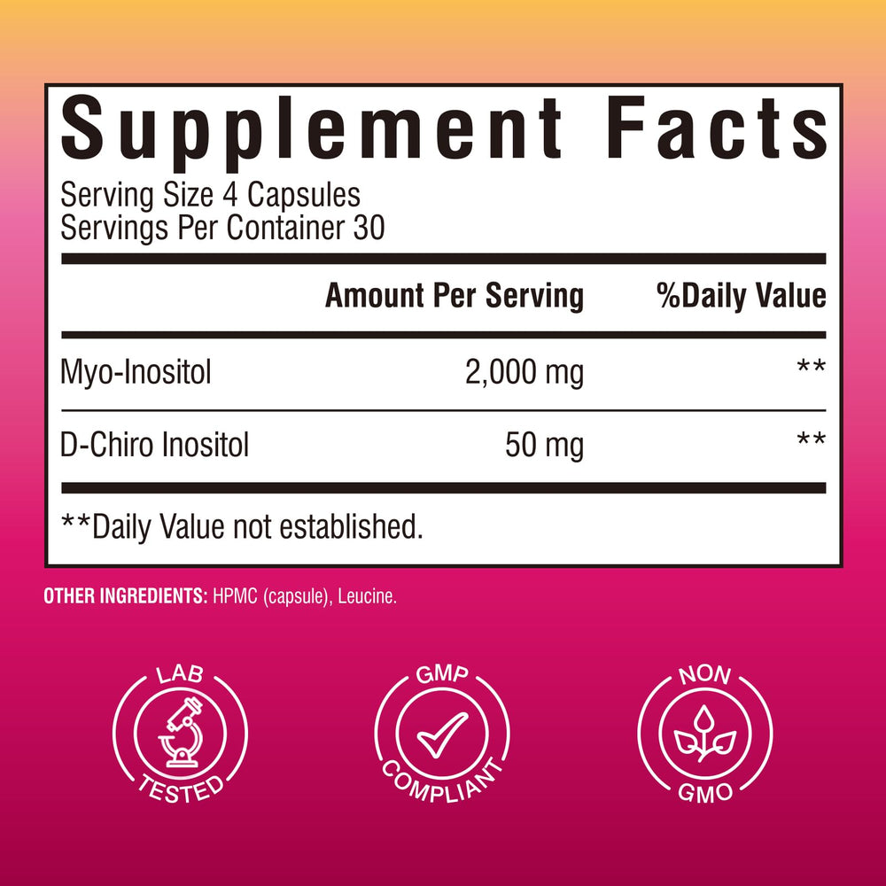 Myo-Inositol ingredient details for Vitalibre supplement