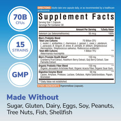 Close-up of delayed-release probiotic capsules