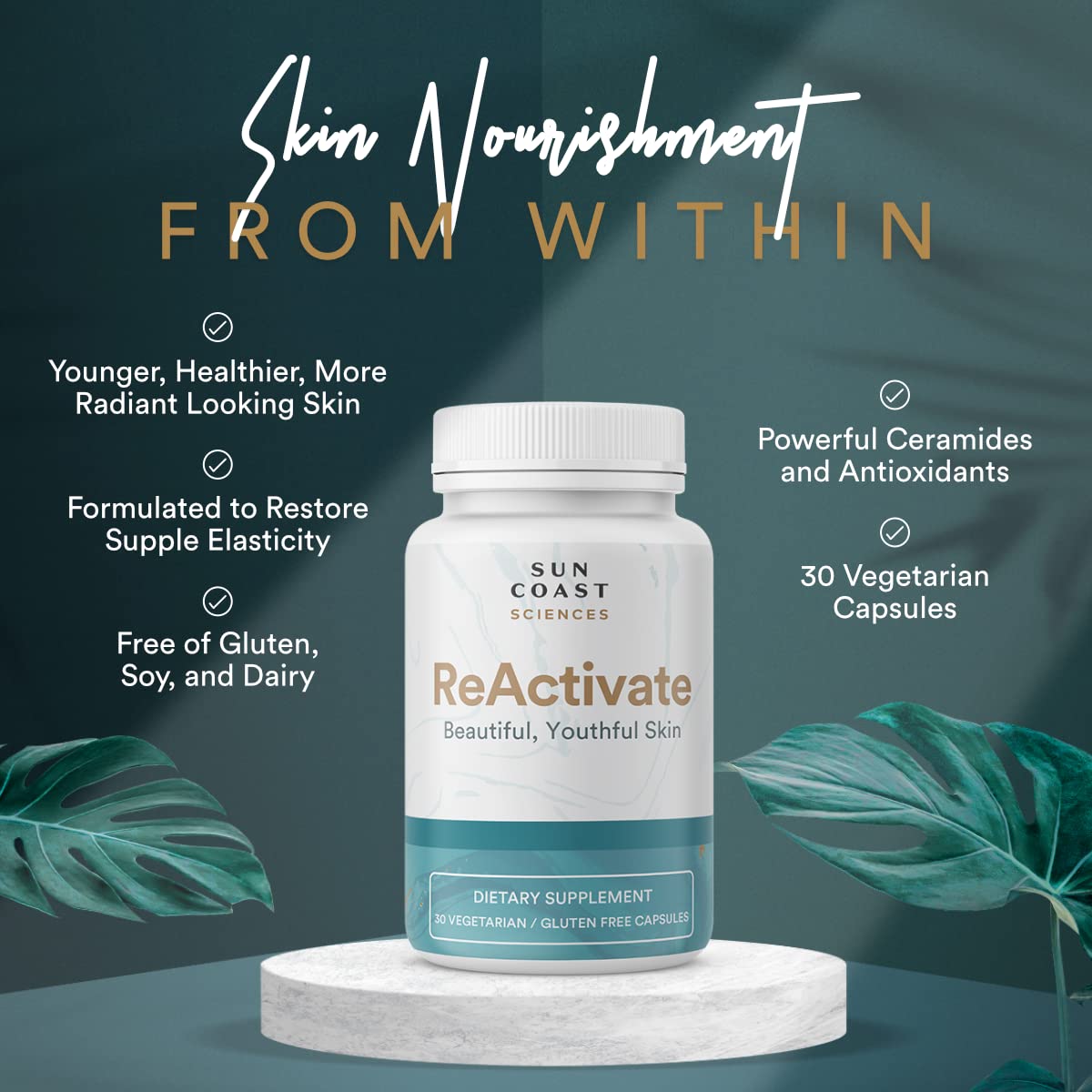 MSM, Silica, Manganese, Vitamin D and Copper ingredients highlight
