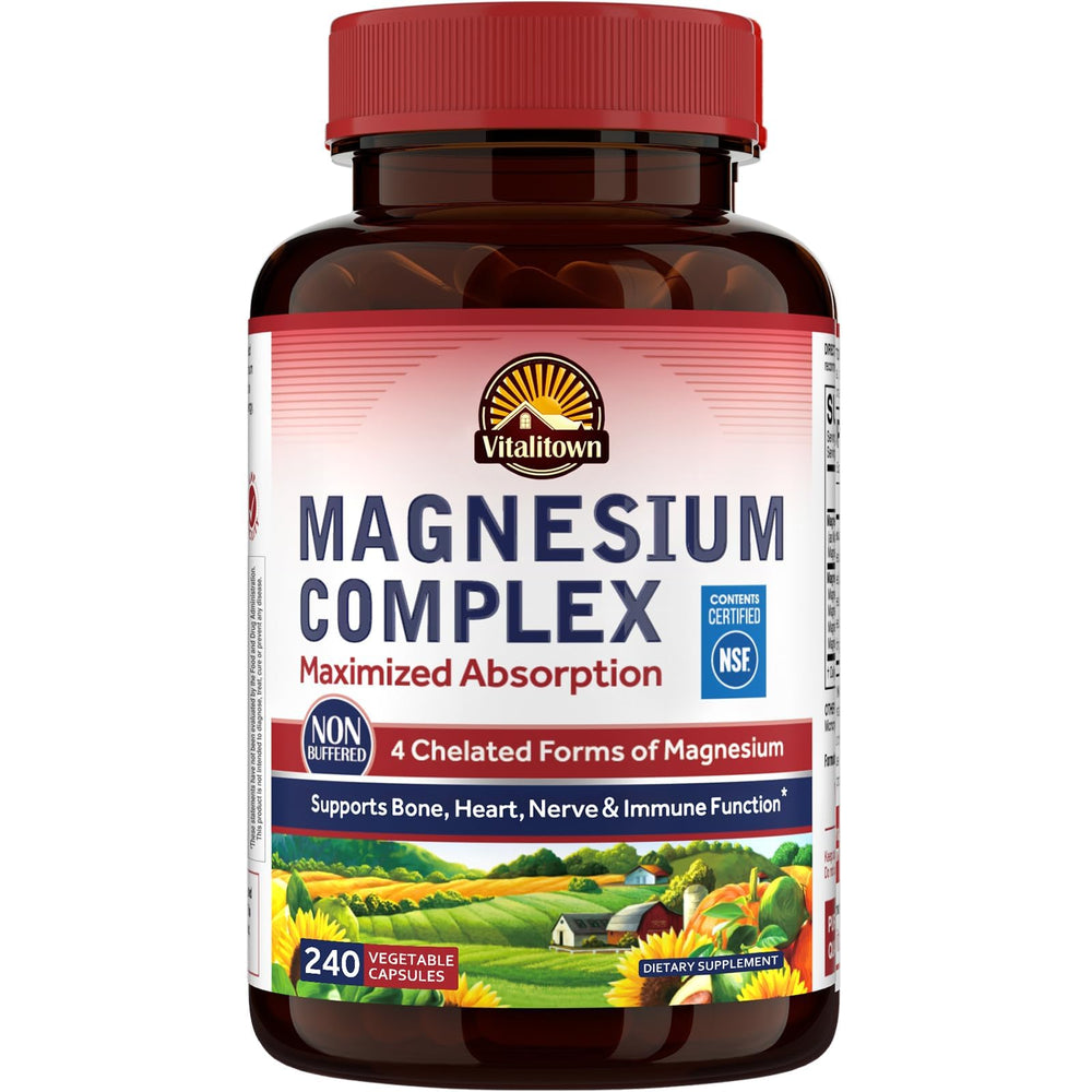 Vitalitown Magnesium Complex bottle – 240 capsules