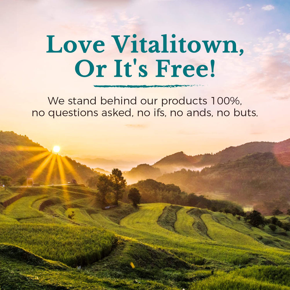 Close-up packaging and label design of Vitalitown Probiotics