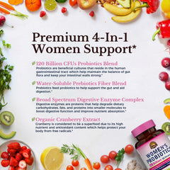 Digestive enzymes and prebiotic fiber supporting gut health
