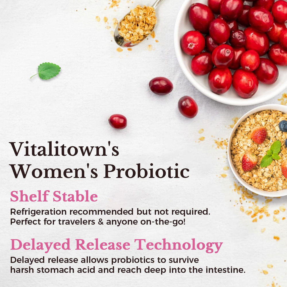 Organic cranberry extract paired with probiotic formula