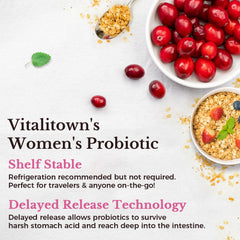 Organic cranberry extract paired with probiotic formula