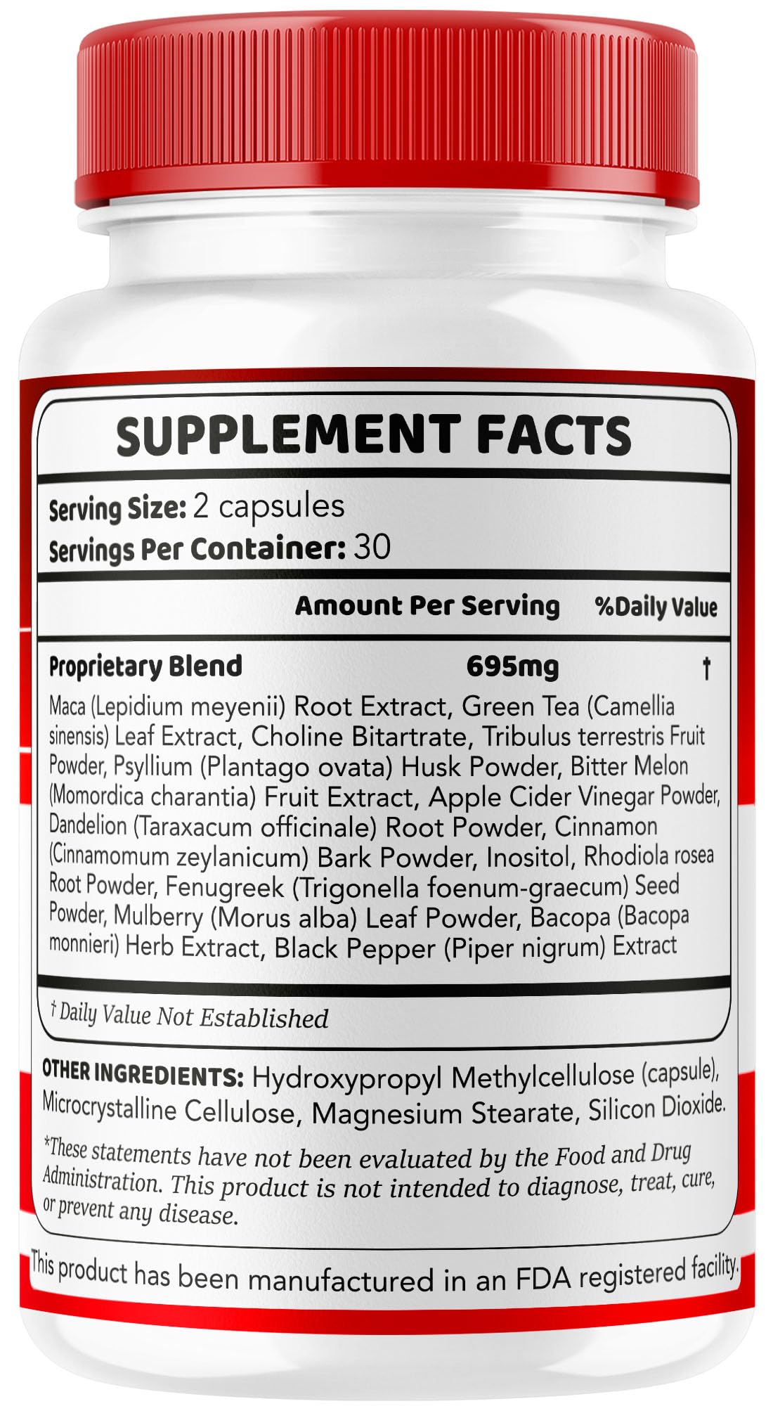 Vitalsyn Blood Support capsules close-up label