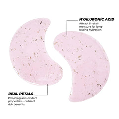 Vitamasques De-Puff with hyaluronic acid nourishes and hydrates delicate under-eye skin