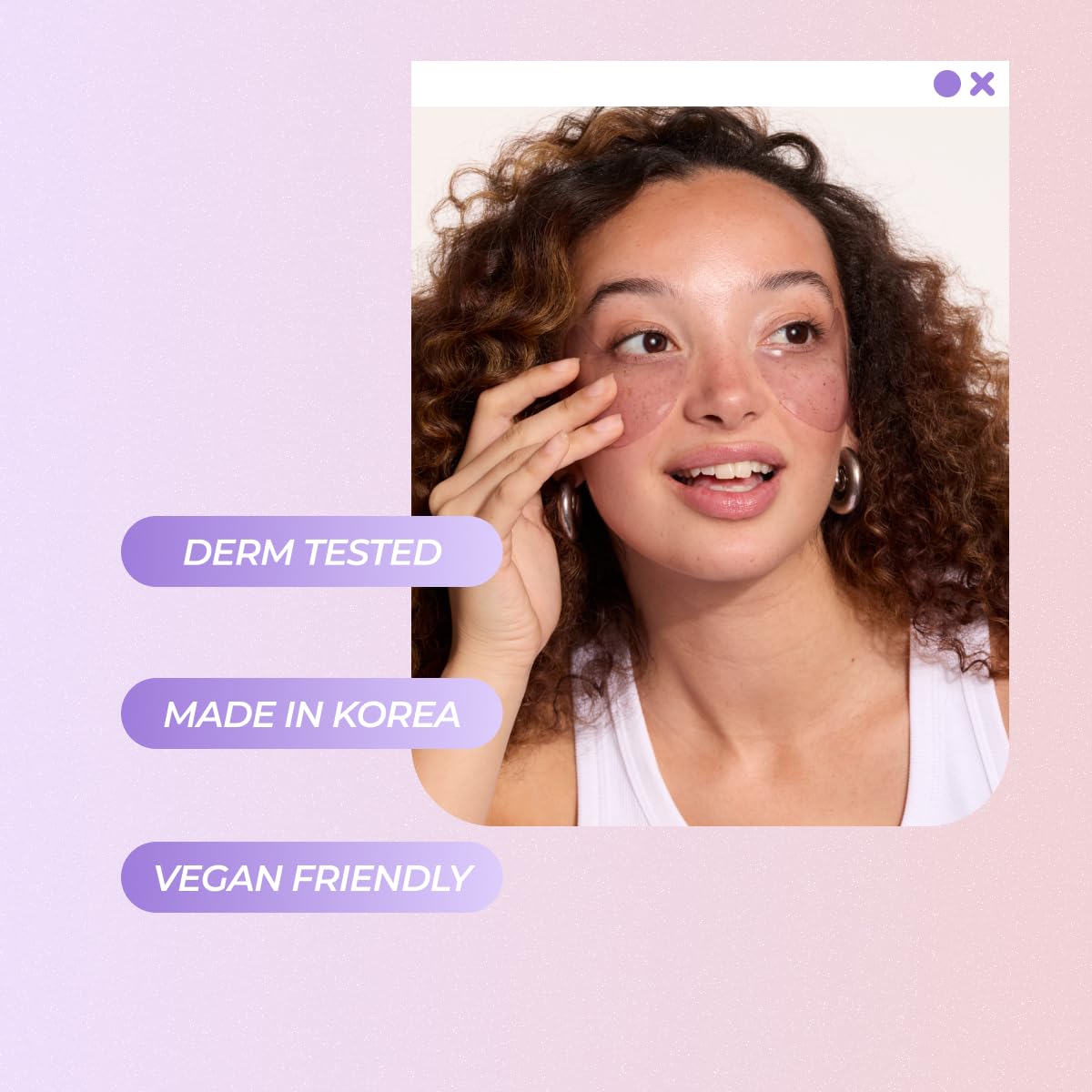 Vitamasques De-Puff packs cover a wider under-eye area for full hydration