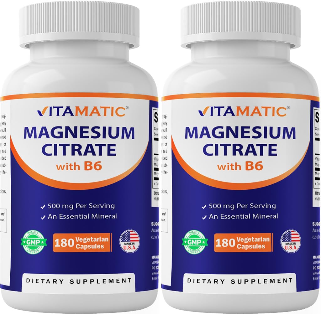 Vitamatic 2 Pack Magnesium Citrate 500 mg – hero image