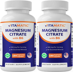 Vitamatic 2 Pack Magnesium Citrate 500 mg – hero image