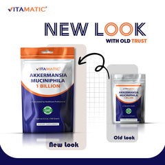 Gluten-free and non-GMO Vitamatic Akkermansia Muciniphila powder
