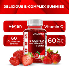 Bottles of Vitamatic Vitamin B Complex Gummies - bottle 2