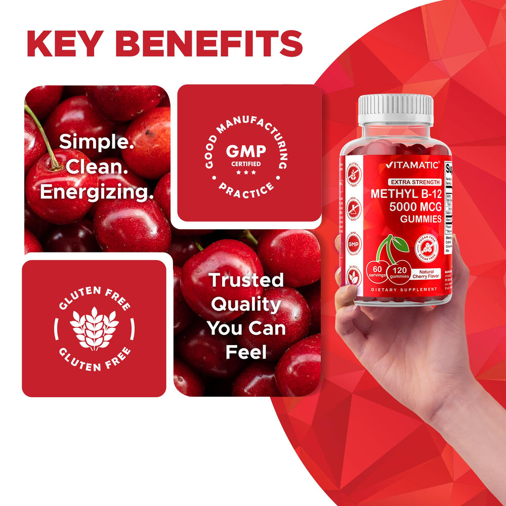 Vegan-friendly icon for Vitamatic B12 gummies