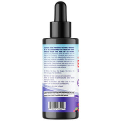 Measurement marks on bottle showing ml dosing for Vitamatic B12 liquid