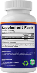 Made in USA – 120 vegetable capsules bottle