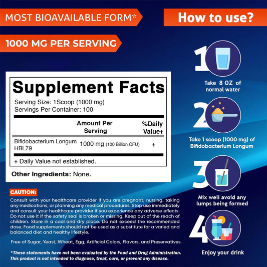 Serving scoop with Vitamatic probiotic powder