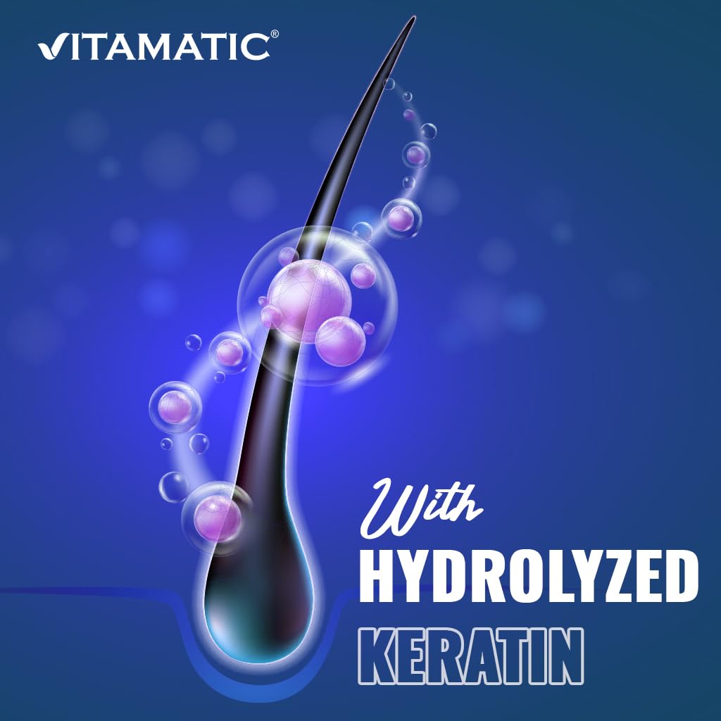 Vegetarian Biotin tablets by Vitamatic on white background