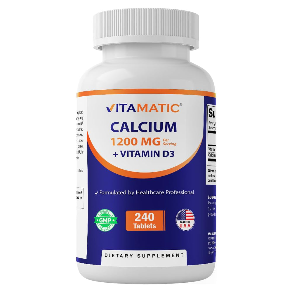 Vitamatic Calcium 1200mg with Vitamin D3 2000 IU hero image
