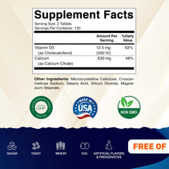 Vitamatic bottle with label clearly visible
