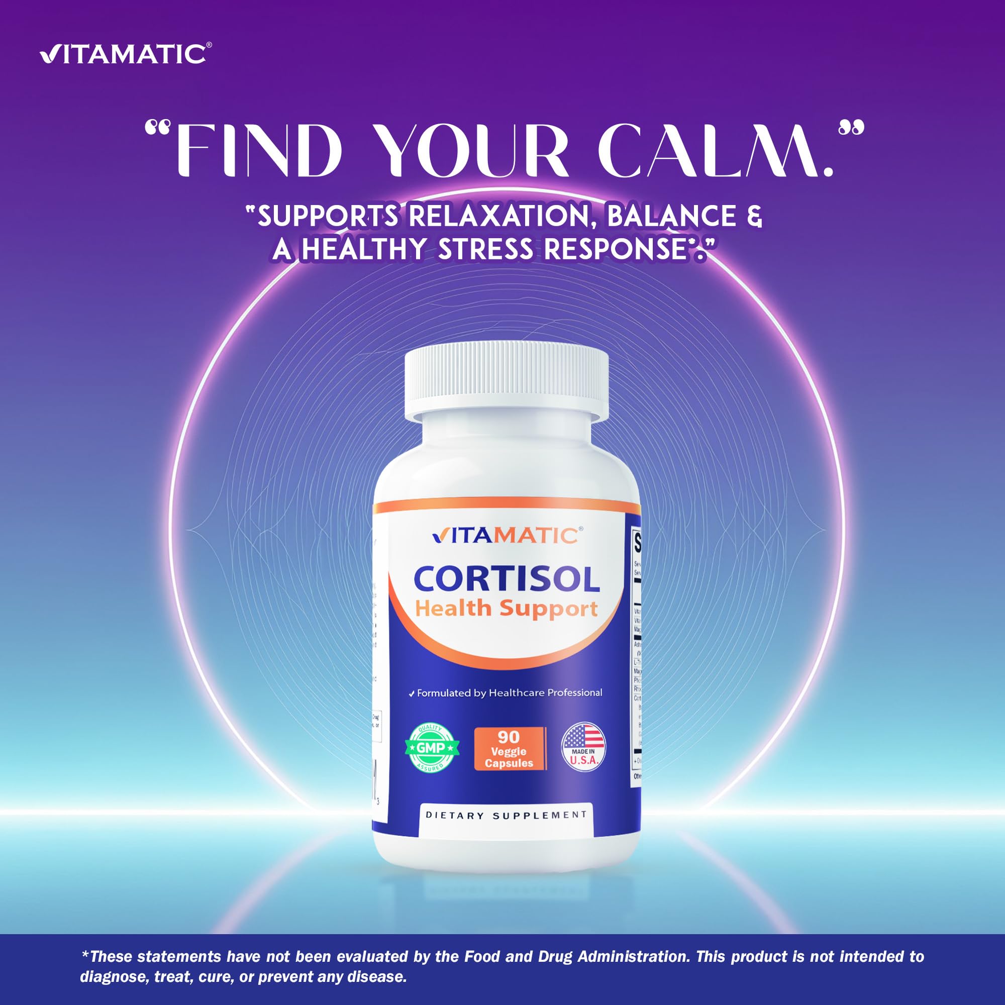 Cortisol balance ingredients Bacopa and Lion's Mane