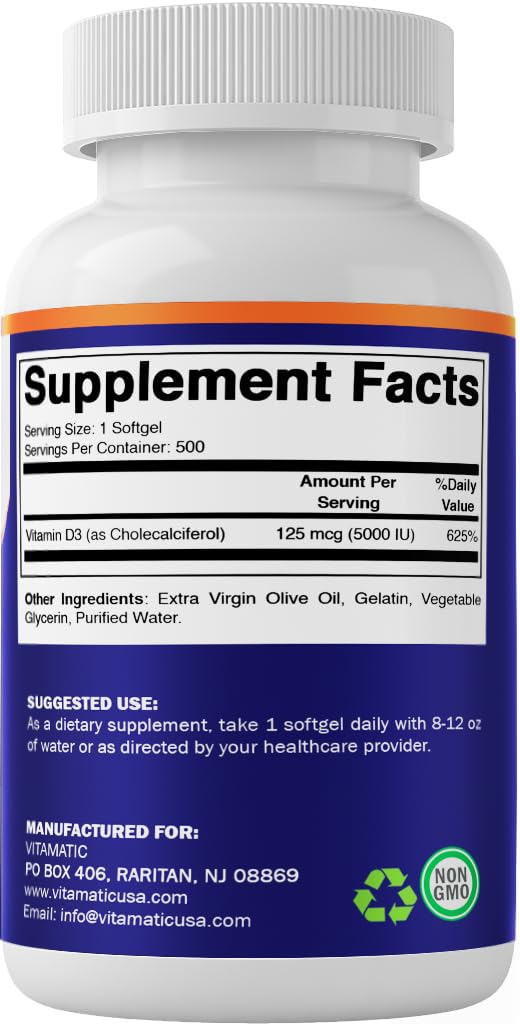 Sealed bottle with Vitamatic branding