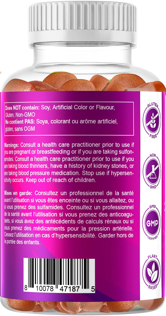 Gummies with delicious natural orange flavor