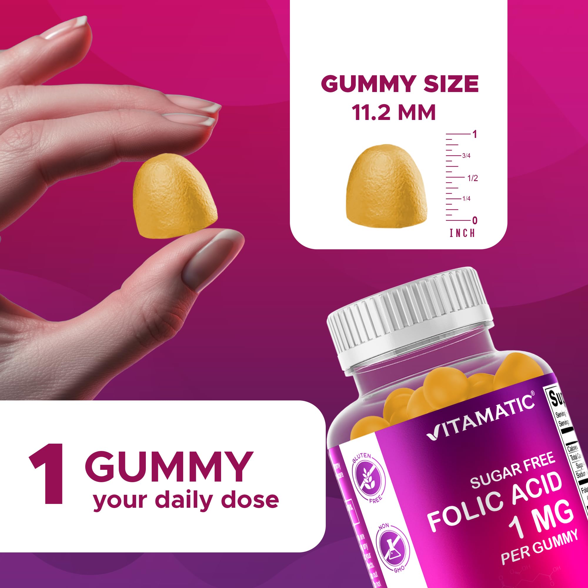 Non-GMO gluten-free prenatal gummies