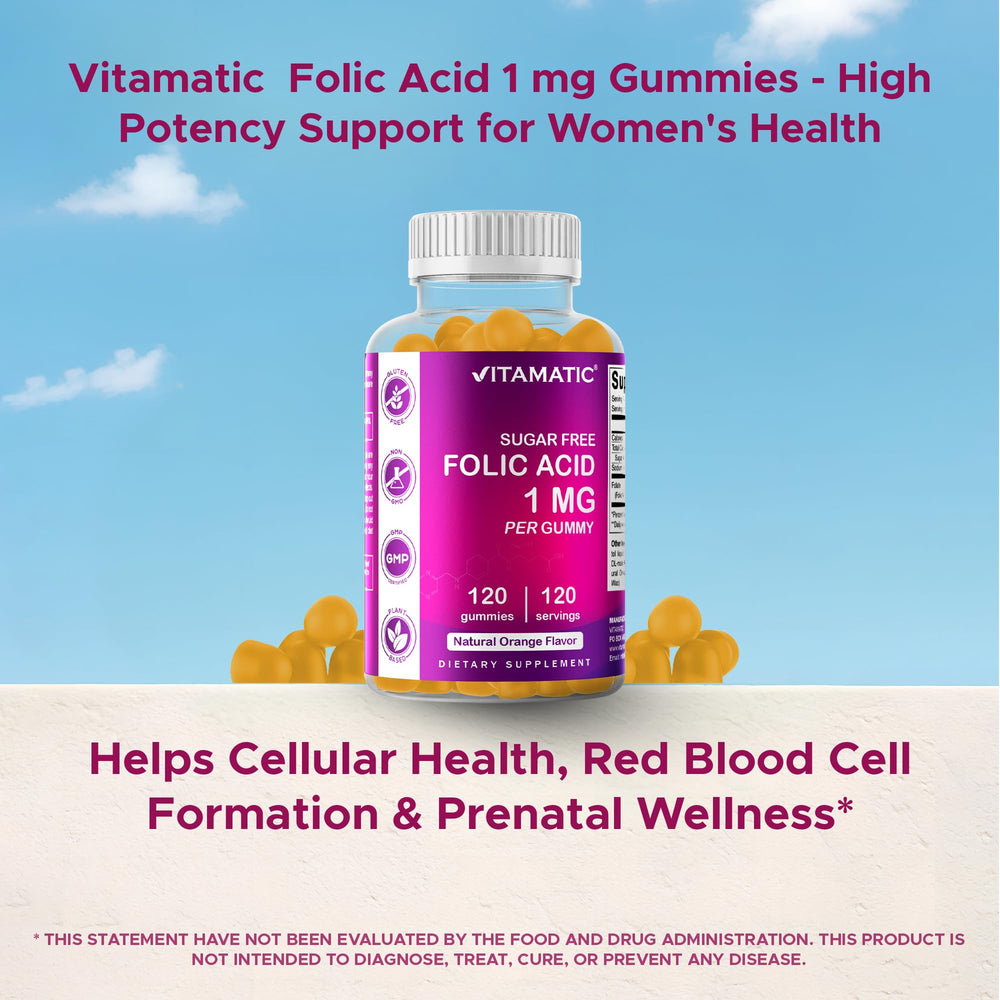 Pectin-based vegan-friendly folic acid vitamin