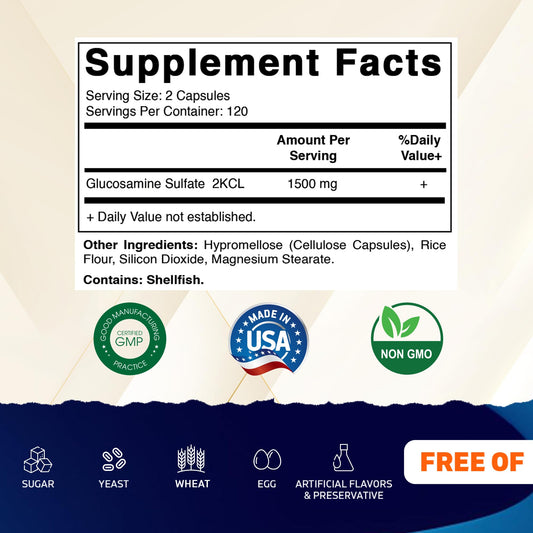 Back view showing serving size on Vitamatic bottle