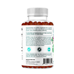Flavor swatches for Vitamatic Collagen Gummies tropical flavor
