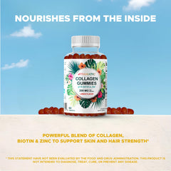 Nutrition facts panel for Vitamatic Collagen Gummies
