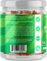 Bladderwrack and burdock root used in Vitamatic Sea Moss Gummies