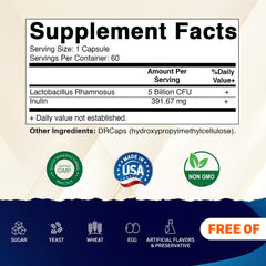 Packaging of Vitamatic Lactobacillus Rhamnosus probiotic