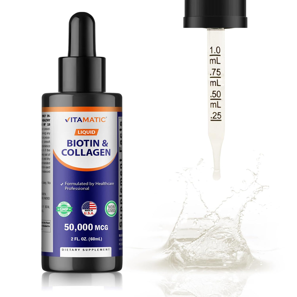 Usage guide illustration for Vitamatic drops